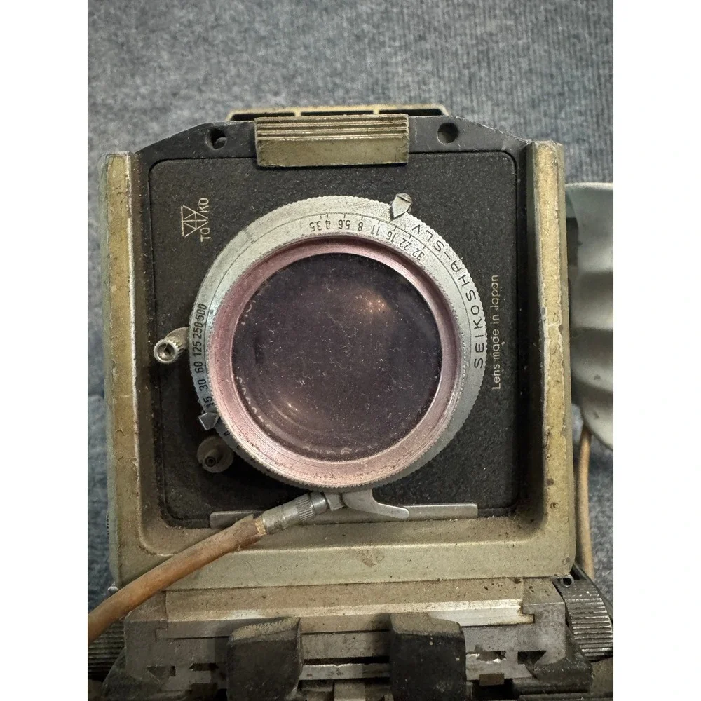 Vintage Horseman Press Camera Tokyo Kogaku Seikosha-SLV Singer Graflex Roll Back